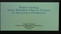 Image for RNA Folding: From Random Matrix Theory to Structure Prediction Algorithms