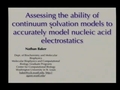 Image for Assessing the Ability of Continuum Solvation Models to Accurately Model Nucleic Acid Electrostatics