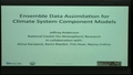Image for Ensemble Data Assimilation for Climate System Component Models