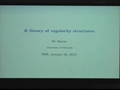 Image for A Theory of Regularity Structures