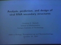Image for Analysis, Prediction, and Design of Viral RNA Secondary Structures