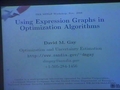 Image for Using expression graphs in optimization algorithms