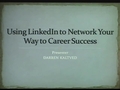 Image for Using LinkedIn to network your way to a job