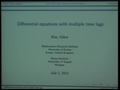 Image for Differential equations with multiple lags