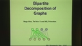 Image for Bipartite Decomposition of Graphs