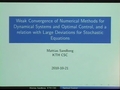 Image for Weak Convergence of Numerical Methods for Dynamical Systems and Optimal Control, and a relation with Large Deviations for Stochastic Equations