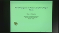 Image for Wave Propagation in Photonic Graphene and Rogue Waves
