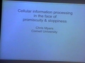 Image for Cellular Information Processing in the Face of Promiscuity and Sloppiness