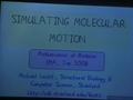 Image for Lecture 2: Simulating molecular motion