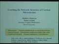Image for Learning the Network Structure of Cortical Microcircuits
