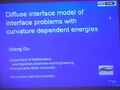 Image for Diffuse interface model of interface problems with curvature dependent energies