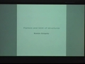 Image for Regularity, Factors and Limit Structures Introduced by: Gyula Katona