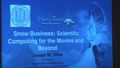 Image for Snow Business: Scientific Computing in the Movies and Beyond