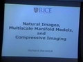 Image for Natural Images, Multiscale Manifold Models, and Compressive Imaging