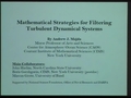 Image for Mathematical Strategies for Filtering Turbulent Dynamical Systems