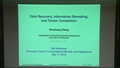 Image for Seminar: Data Recovery, Information Revealing, Tensor Completion and Optimization