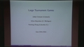 Image for Large tournament games