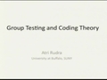 Image for Tutorial: Group Testing and Coding Theory