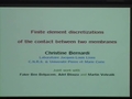 Image for Finite element discretizations of the contact between two membranes