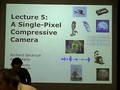 Image for Compressive imaging with a single pixel camera