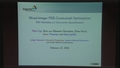 Image for Mixed-Integer PDE Constrained Optimization