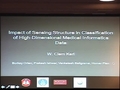 Image for Impact of Sensing Structure in Classification of High-Dimensional Medical Informatics Data
