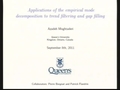 Image for Applications of the Empirical Mode Decomposition to Trend Filtering and Gap Filling