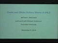 Image for On-site and off-site solitary waves of the discrete nonlinear Schroedinger equation