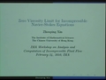 Image for Zero viscosity limit for incompressible Navier-Stokes equations