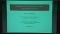 Image for Fundamental Characteristics of Urban Transportation Services