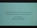 Image for Estimating Population Eigenvalues From Large Dimensional Sample Covariance Matrices