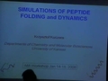 Image for Simulations of Peptide Folding and Dynamics