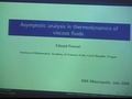 Image for Asymptotic analysis in thermodynamics of viscous fluids. Lecture 3