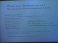 Image for What's new for microstructure