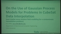 Image for On the Use of Gaussian Process Models for Problems in CubeSat Data Interpolation