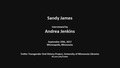 Image for Interview with Sandy James