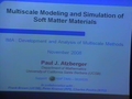 Image for Multiscale modeling and simulation of soft matter materials