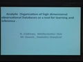 Image for Analytic Organization of High Himensional observational Databases as a tool for learning and inference