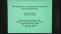 Image for Homogenization, and Bifurcation of Localized from Extended States