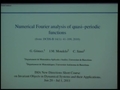 Image for Numerical Fourier analysis of quasi-periodic functions