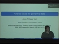 Image for Group lasso for genomic data