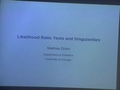 Image for Likelihood Ratio Tests and Singularities