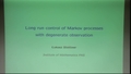 Image for Average cost per unit time control problem of Markov processes with degenerate observation