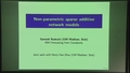 Image for Non-parametric Sparse Additive Auto-regressive Network Models