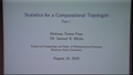 Image for Statistics for a Computational Topologist, Part I
