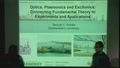 Image for Optics, Plasmonics and Excitonics: Connecting Fundamental Theory to Experiments and Applications