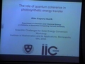 Image for Environment-assisted quantum transport in photosynthetic complexes: Learning from nature for potential organic photovoltaic applications.