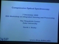 Image for Compressive Optical Spectroscopy