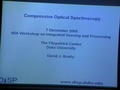 Image for Compressive Optical Spectroscopy