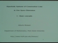 Image for A tutorial on hyperbolic conservation laws. Lecture 1